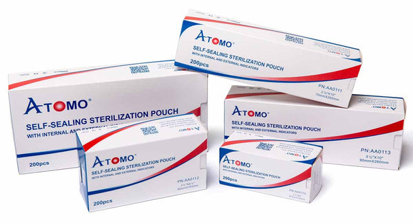MicroSTOP Sterilization Pouch With Indicator (Class 4) ECO - Sachets de  stérilisation en papier kraft 60x100 mm, 60 pcs (avec indicateur classe 4)