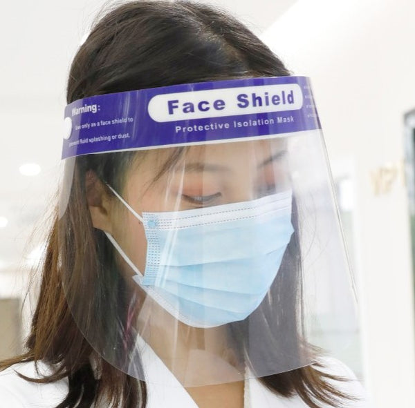 face shield protective isolation mask –