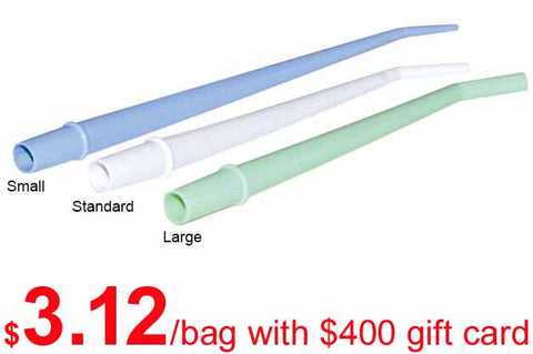 Surgical Aspirator Tips $3.12/bag - ATOMO Dental Supplies