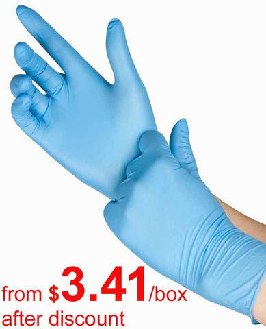 POWDER-FREE NITRILE EXAM GLOVES $3.41 - ATOMO Dental Supplies